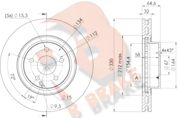 Brake Disc (78RBD22593)
