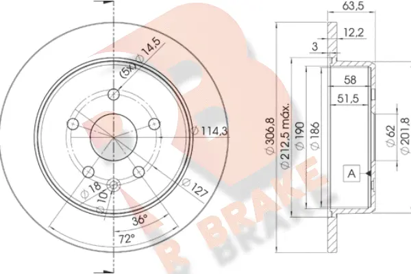Brake Disc (78RBD22790)