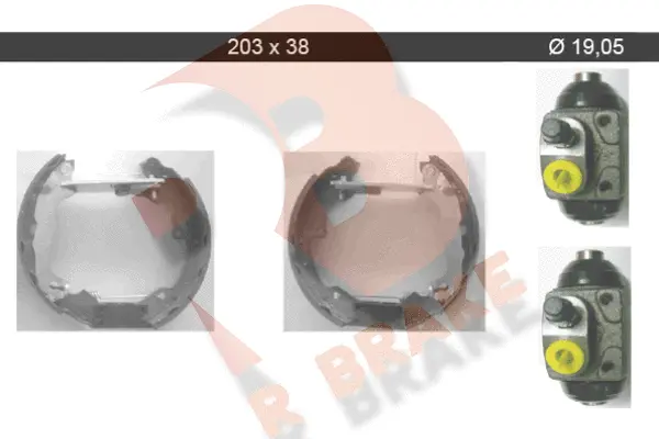 Brake Shoe Set (79RBKT0033)