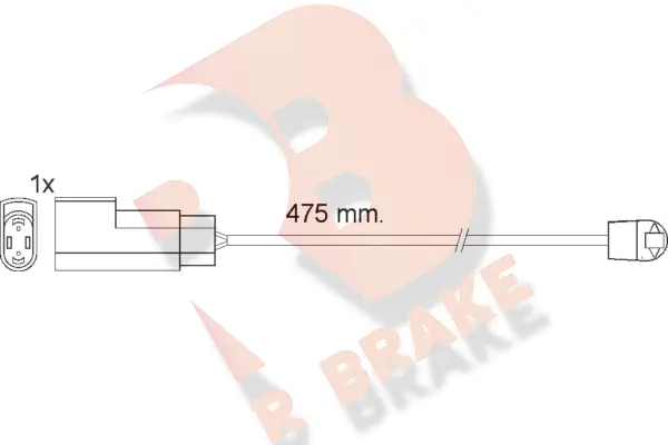 Warning Contact, brake pad wear (610576RB)