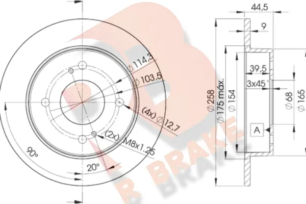 Brake Disc (78RBD24201)