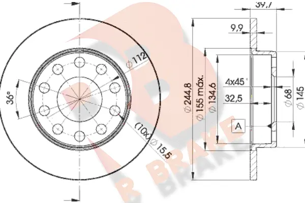 Brake Disc (78RBD23637)