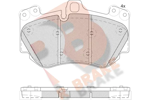 Brake Pad Set, disc brake (RB2349-208)