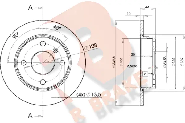 Brake Disc (78RBD21062)