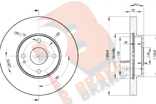 Brake Disc (78RBD23256)
