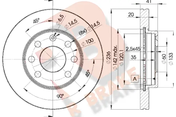Brake Disc (78RBD21440)