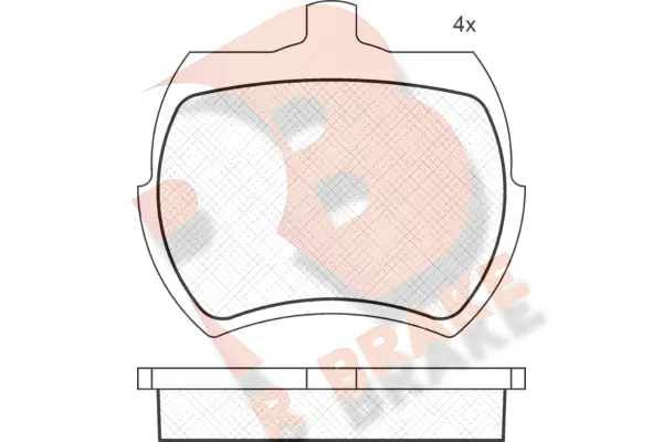 Brake Pad Set, disc brake (RB0002)