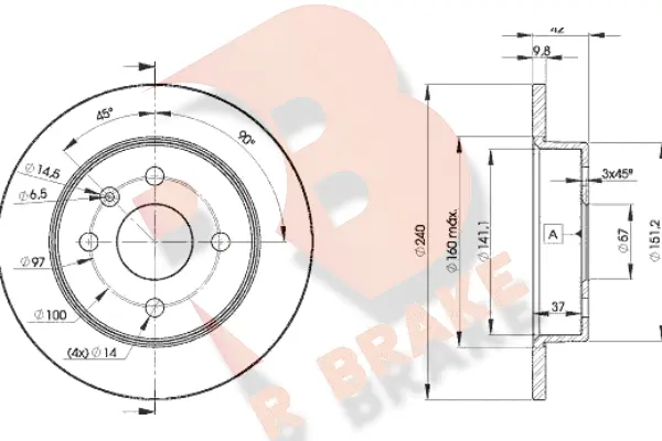 Brake Disc (78RBD29108)