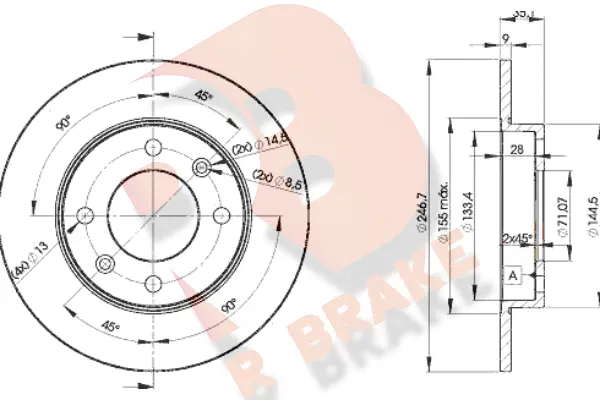 Brake Disc (78RBD24746)