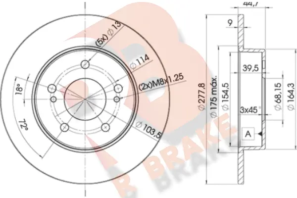 Brake Disc (78RBD25059)
