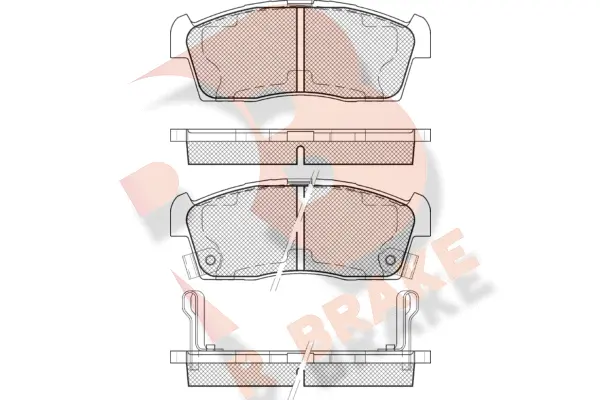 Brake Pad Set, disc brake (RB1833-203)