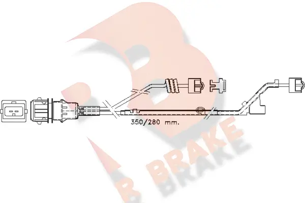 Warning Contact, brake pad wear (610423RB)