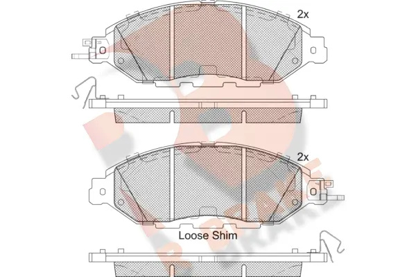 Brake Pad Set, disc brake (RB2234)