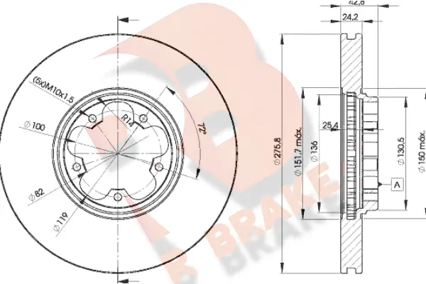 Brake Disc (78RBD25612)