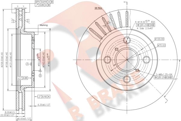 Brake Disc (78RBD22894)