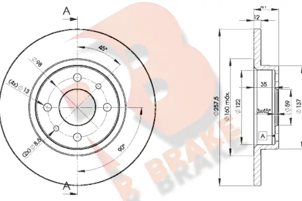 Brake Disc (78RBD23466)