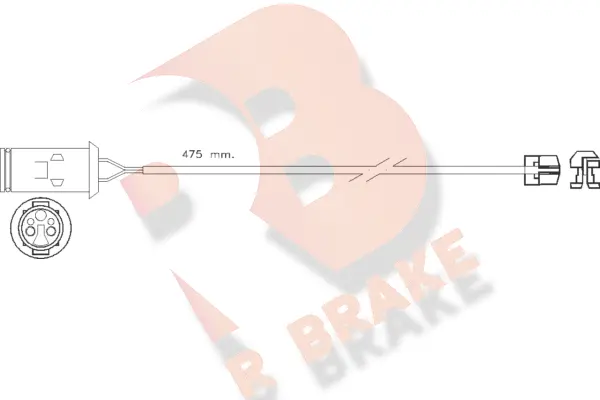 Warning Contact, brake pad wear (610255RB)