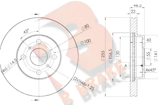 Brake Disc (78RBD22038)