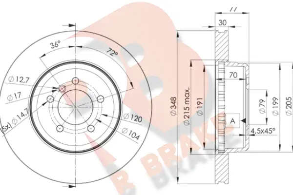 Brake Disc (78RBD23402)