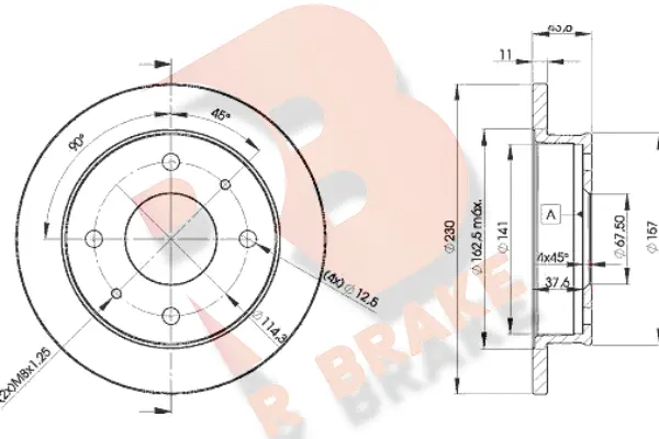 Brake Disc (78RBD22000)