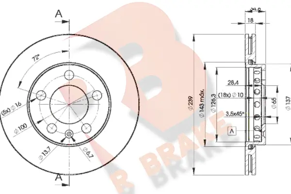 Brake Disc (78RBD25308)