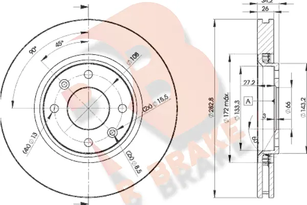 Brake Disc (78RBD24752)