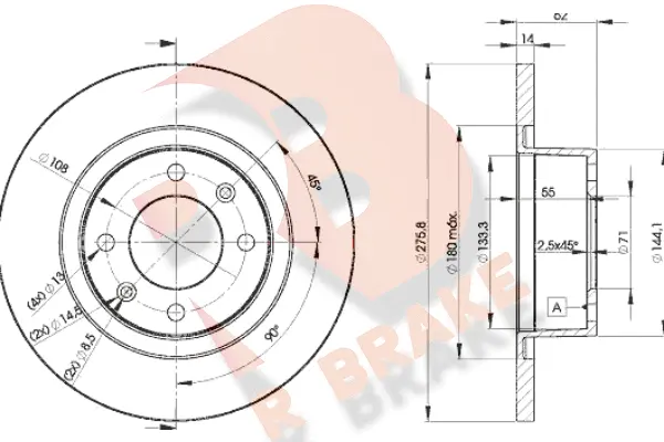Brake Disc (78RBD24754)