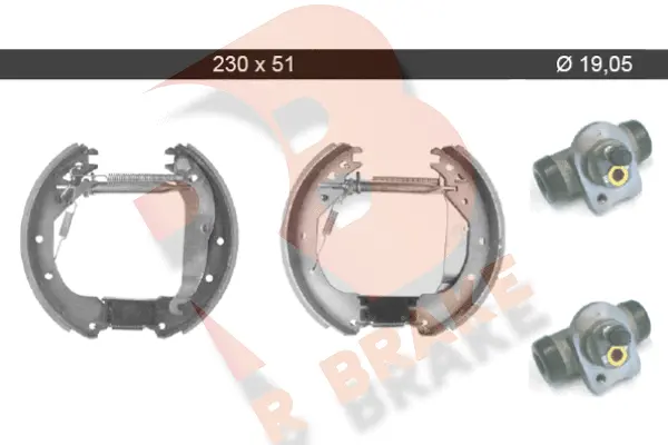Brake Shoe Set (79RBKT0040)