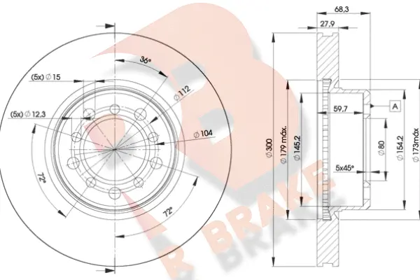 Brake Disc (78RBD20805)