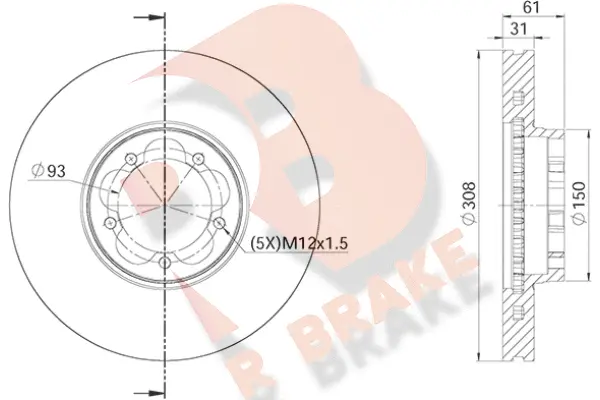 Brake Disc (78RBD16548)