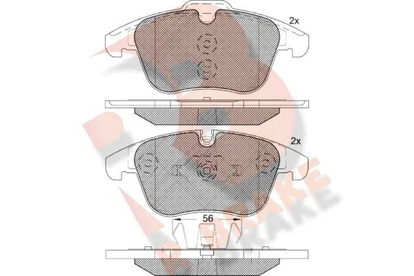 Brake Pad Set, disc brake (RB1775-203)