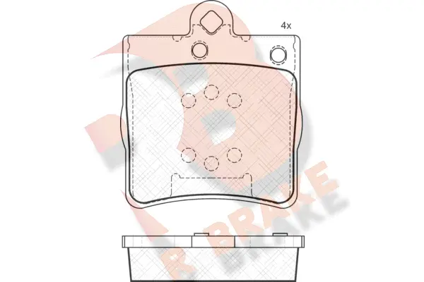 Brake Pad Set, disc brake (RB1311)
