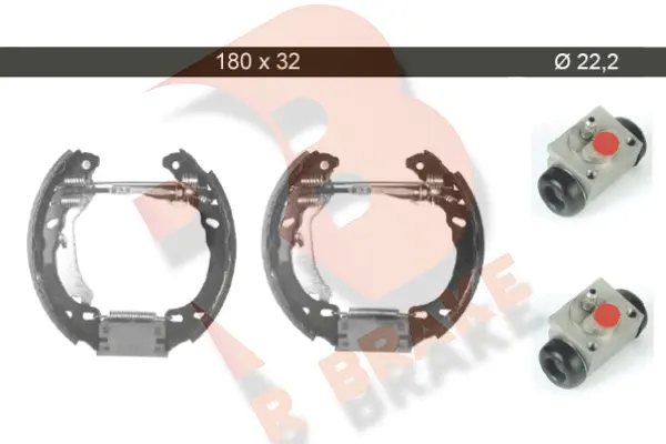 Brake Shoe Set (79RBKT0014)