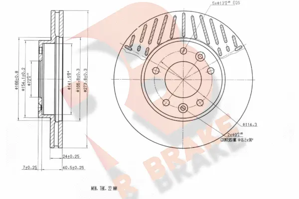 Brake Disc (78RBD20018)