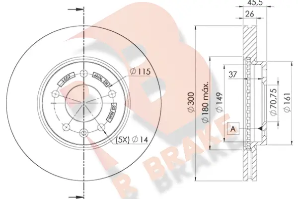 Brake Disc (78RBD21557)