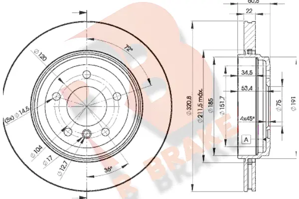 Brake Disc (78RBD26073)