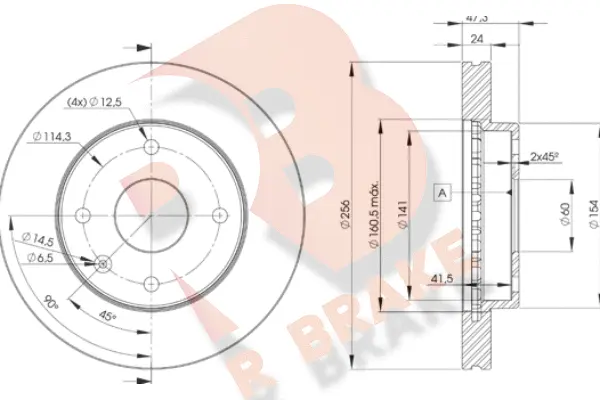 Brake Disc (78RBD28338)