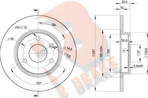 Brake Disc (78RBD27276)