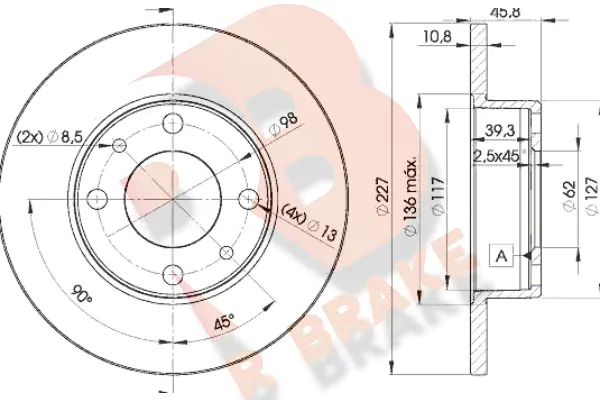 Brake Disc (78RBD25812)