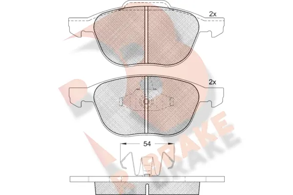 Brake Pad Set, disc brake (RB1617-399)