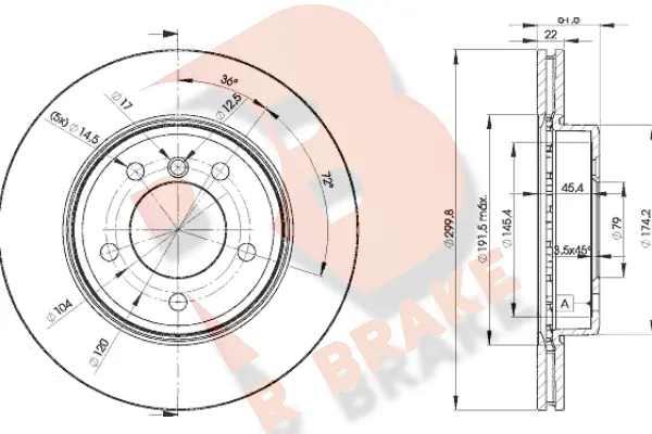 Brake Disc (78RBD24539)