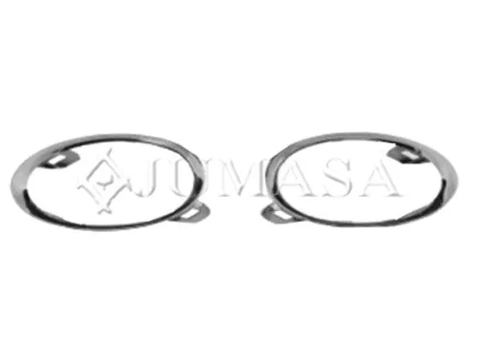 Frame, front fog light