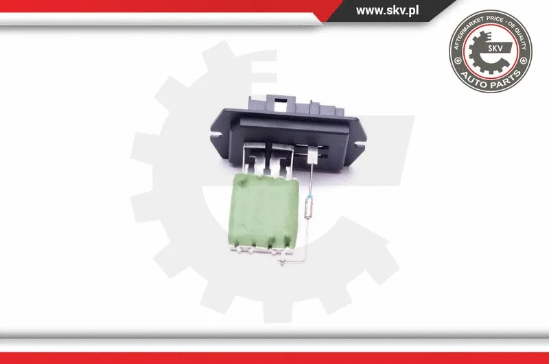 Resistor, interior blower