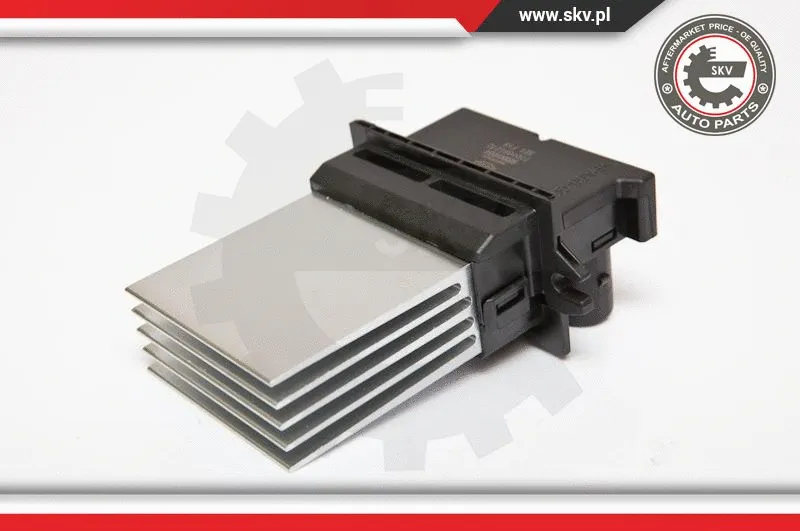 Resistor, interior blower