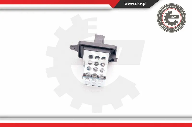 Resistor, interior blower