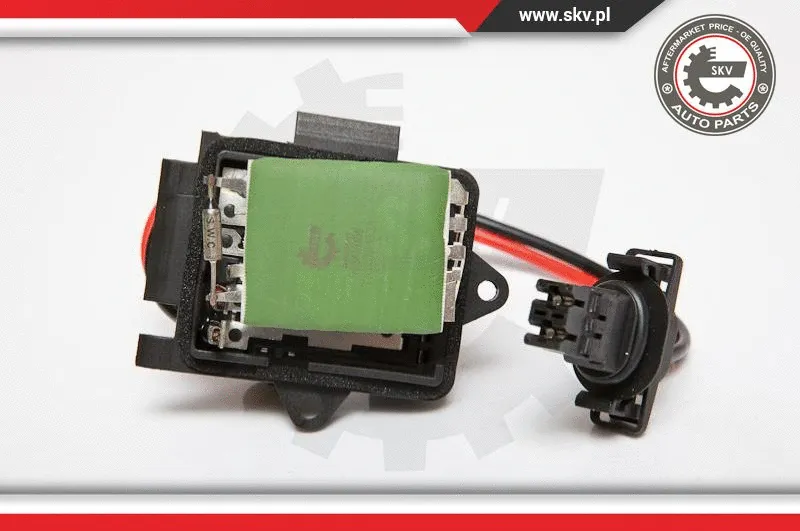 Resistor, interior blower