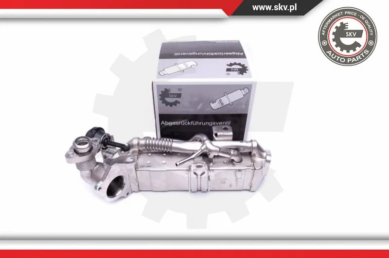 Cooler, exhaust gas recirculation (14SKV228)