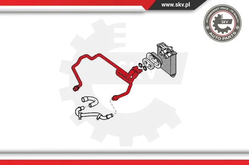 Hose, heat exchanger (heating)