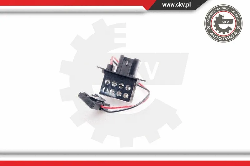 Resistor, interior blower