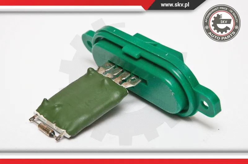 Resistor, interior blower